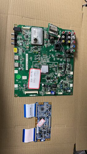 屏线实物图TCL L46P10FBEG主板40-01MS58-MAC2XG屏T460HW03