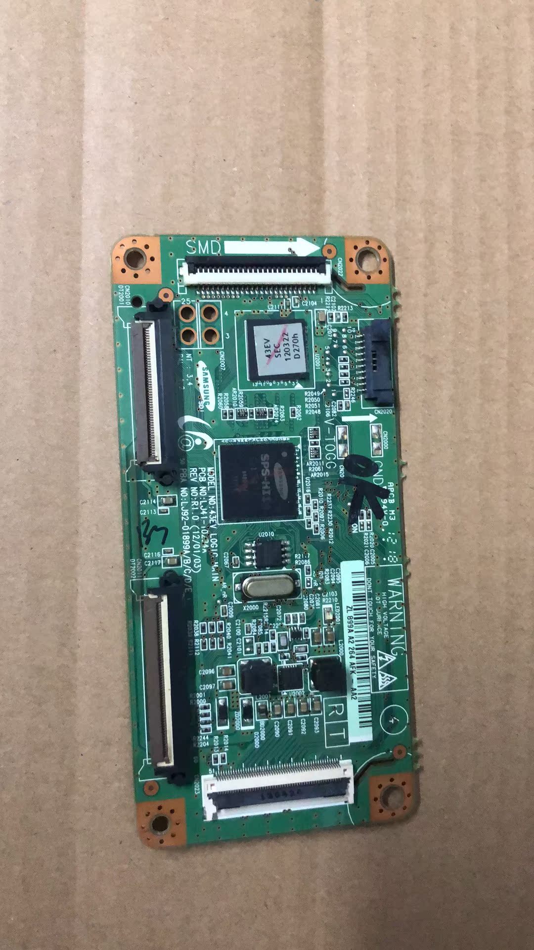 三星PS43E400U1R 逻辑板LJ41-10234A LJ92-01899A 配S43SD-YB01