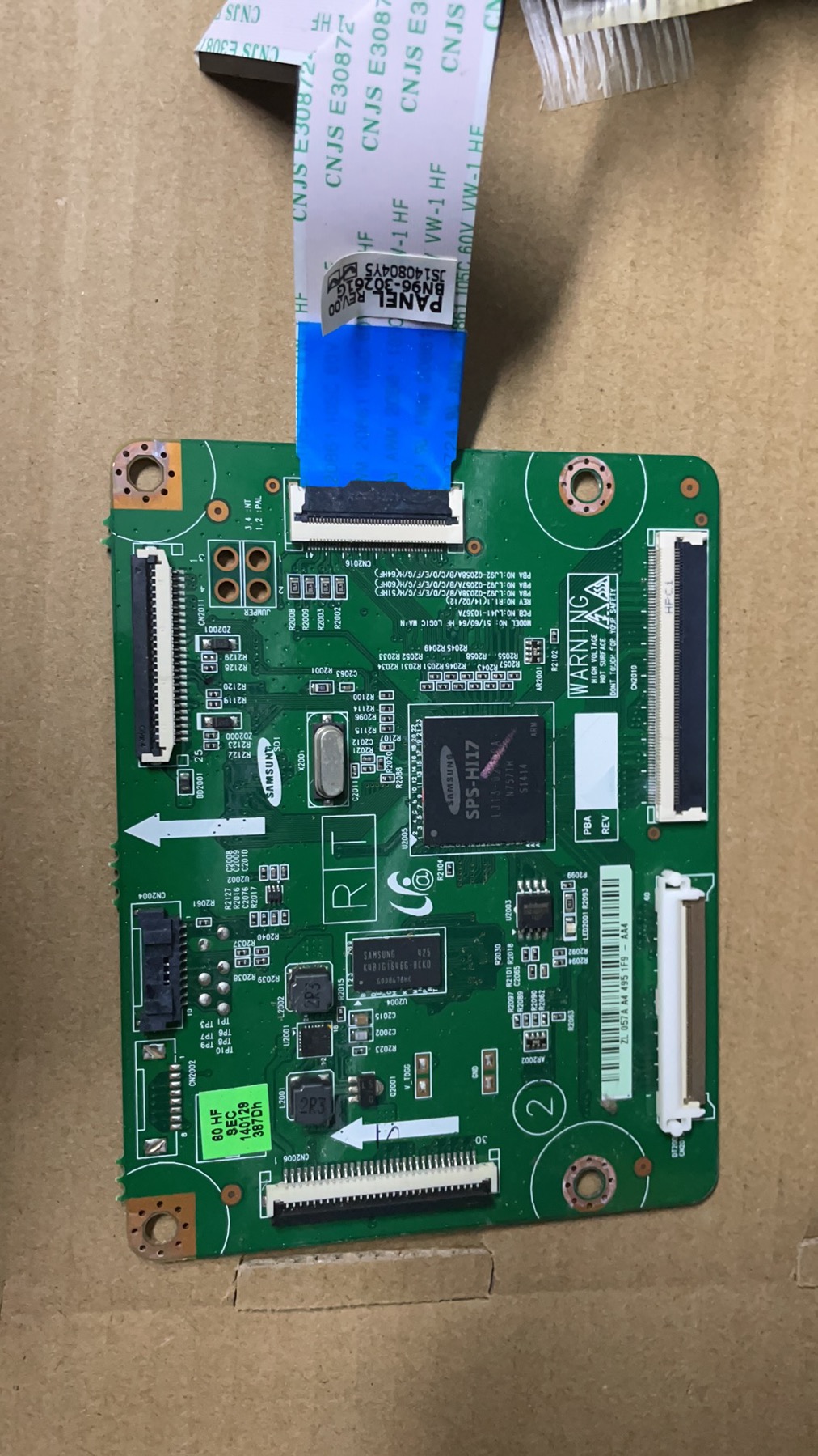 三星PA60H5000AJ逻辑板LJ41一10367A LJ92一02038A/02057A/02058A