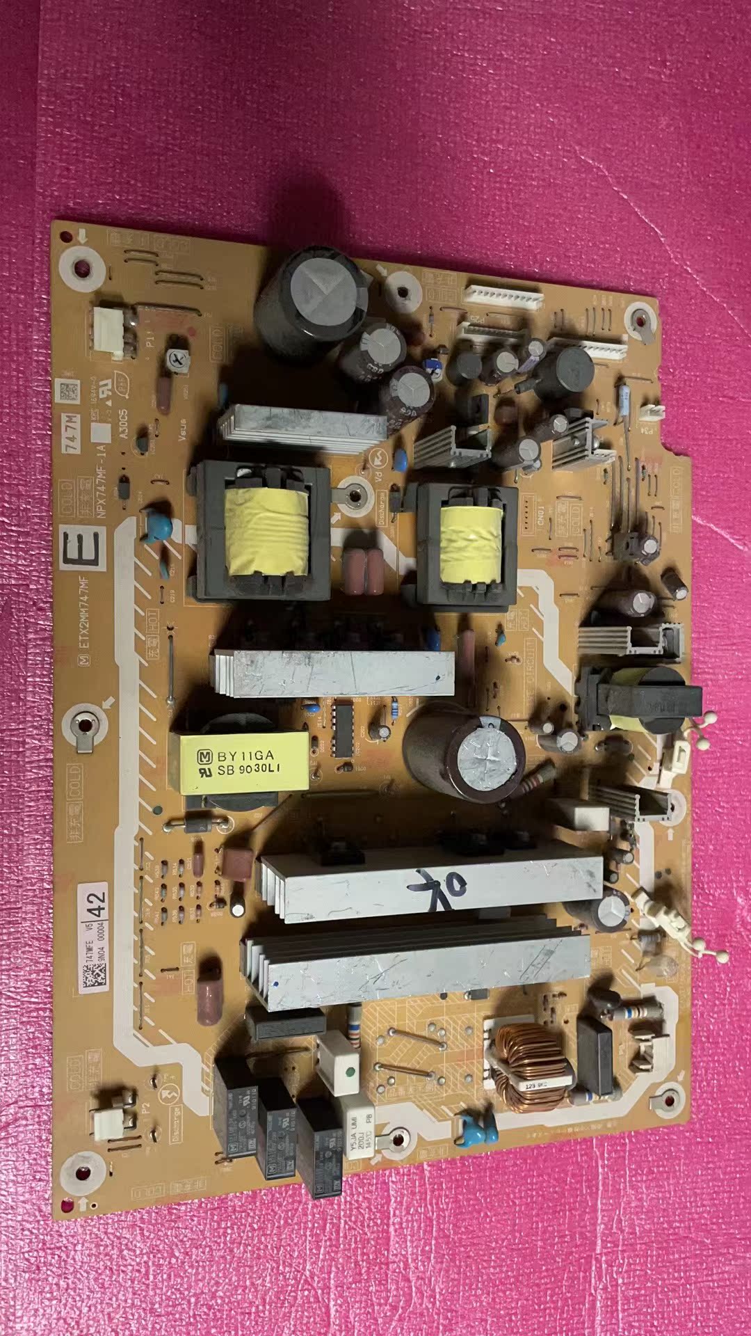 松下TH-P42S10C/46S10C/50S01C电源板ETX2MM747MF G NPX747MF-1A