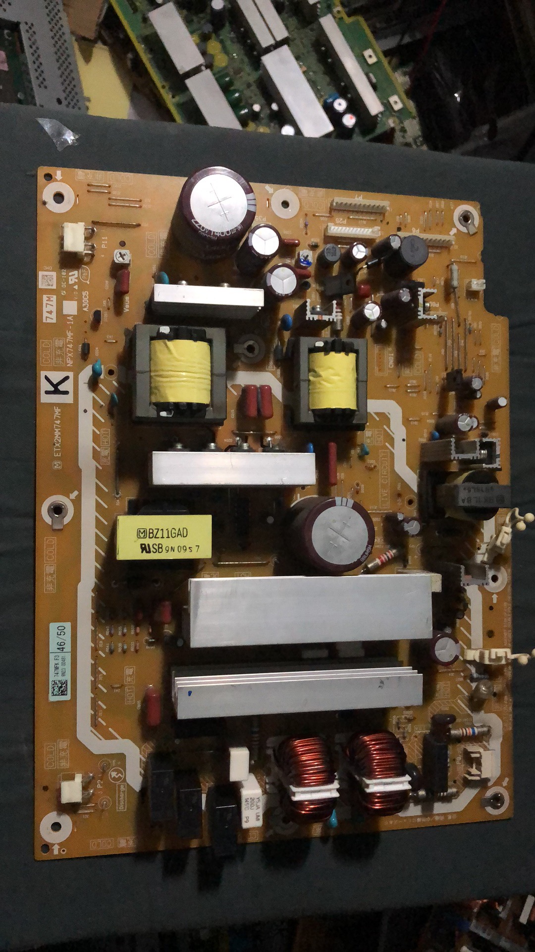 松下TH-P50S10C TH-P46S10C TH-P42S10C电源板 ETX2MM747MF G E