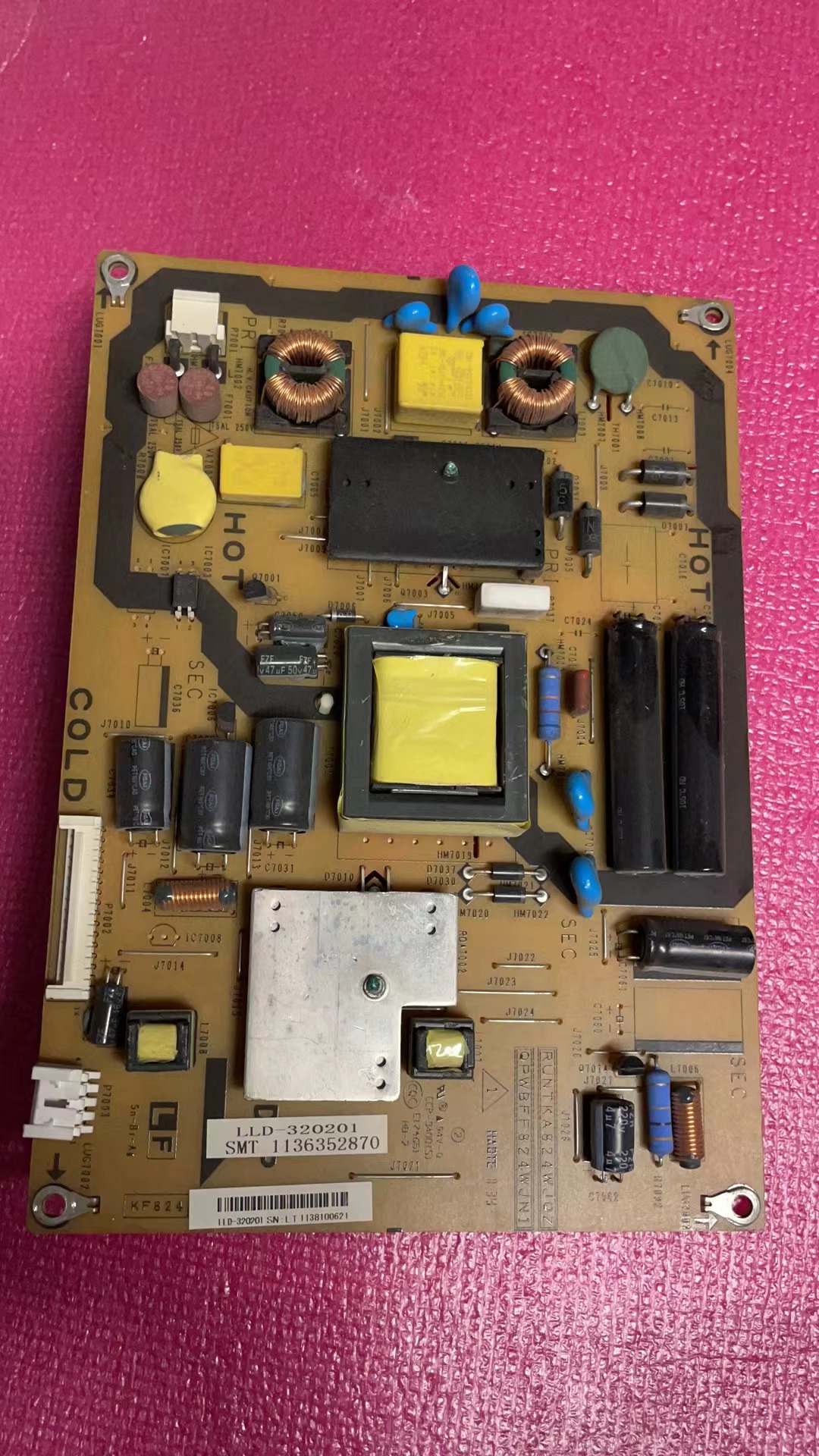 原装夏普LCD-32LX430A/440A 电源板 RUNTKA824WJQZ QPWBFF824WJN1