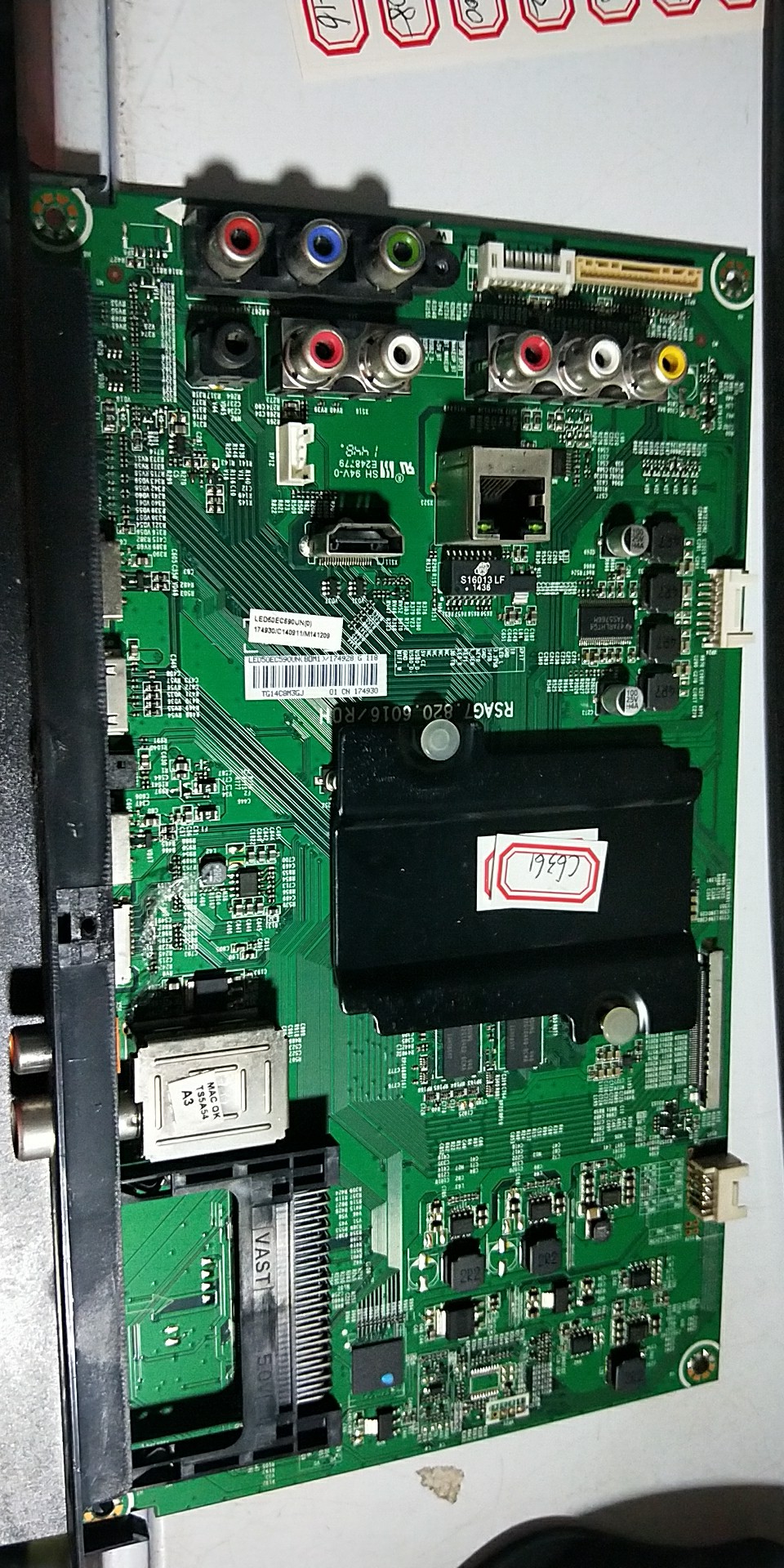 海信LED58K320U 50k320u(BOM1)主板RSAG7.820.6016屏