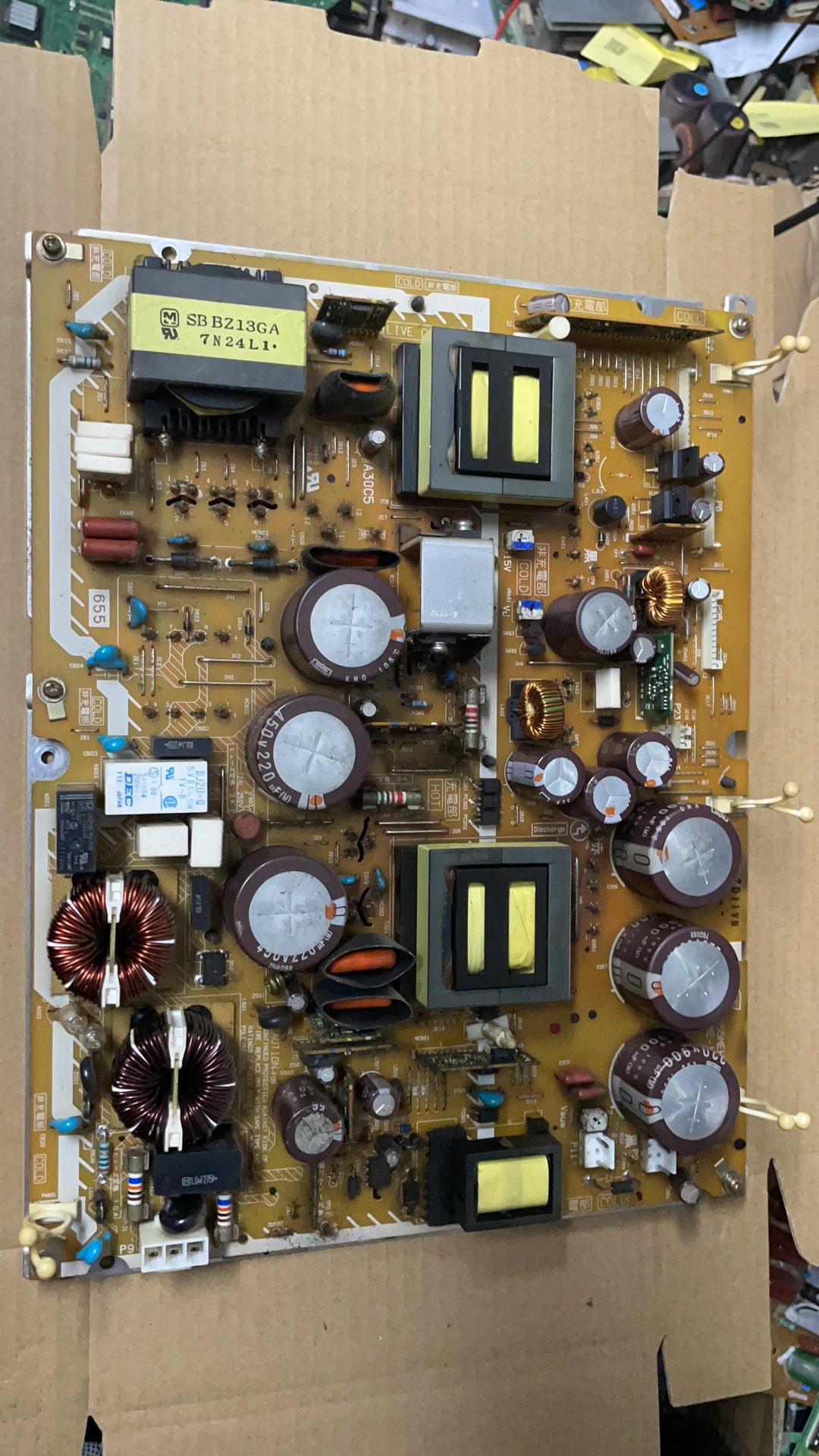 拆机松下50PV70C TH-50PV70C A电源板ETXMM655MEH NPX655ME-1B