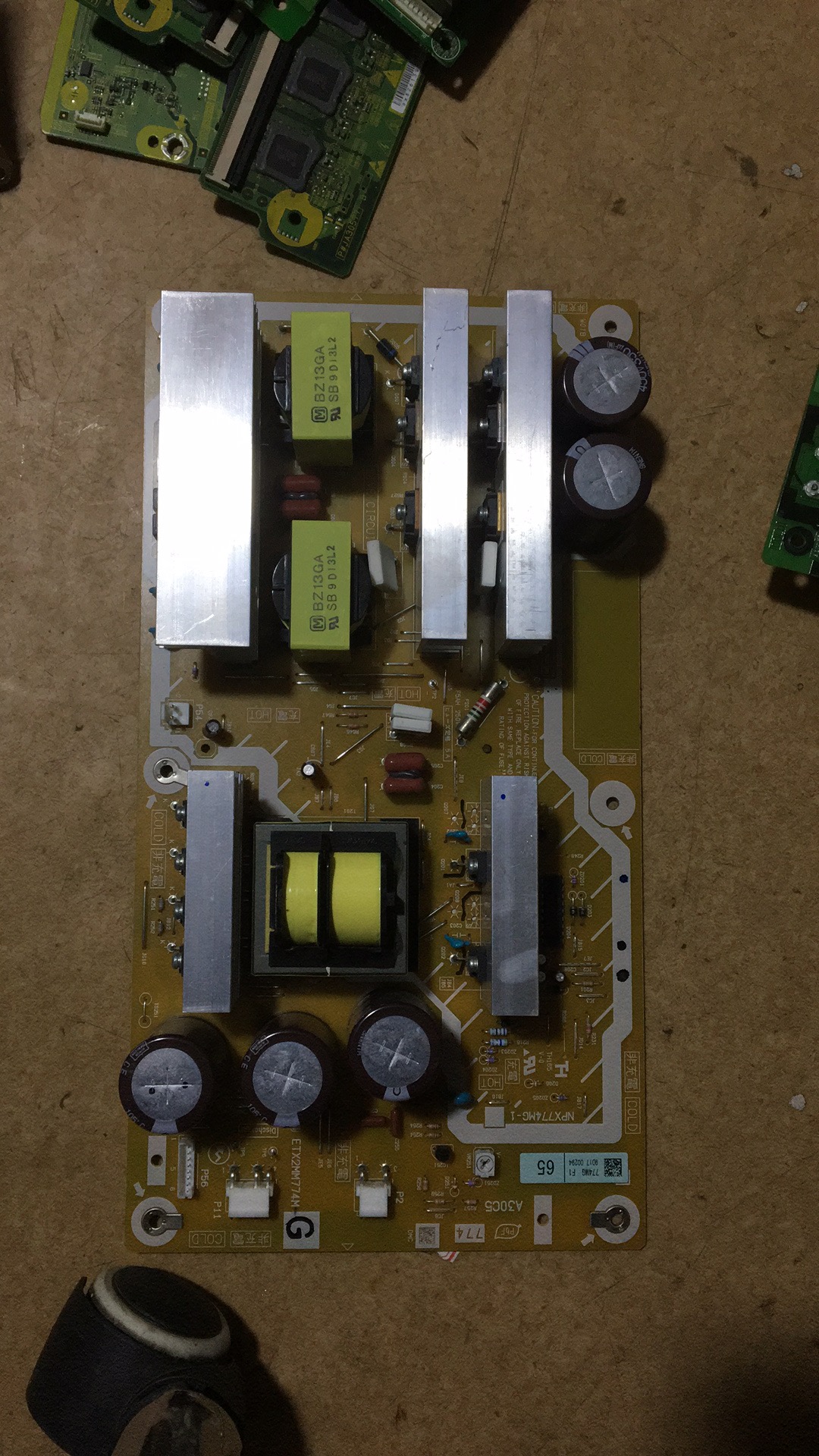 ETX2MM77M TH 65PF12CK电源板