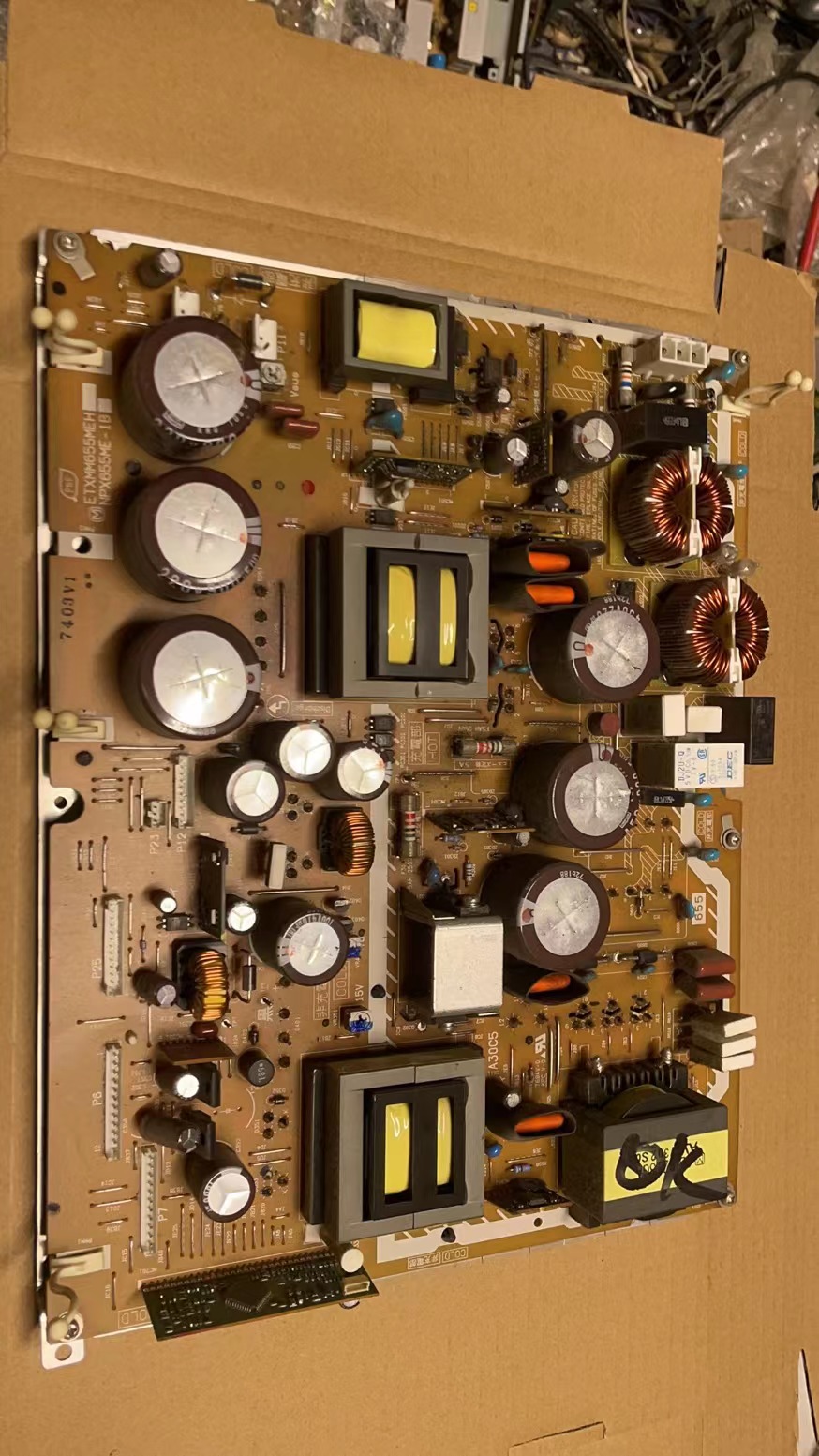 松下50PV70C TH-50PV70C A电源板ETXMM655MEH NPX655ME-1B