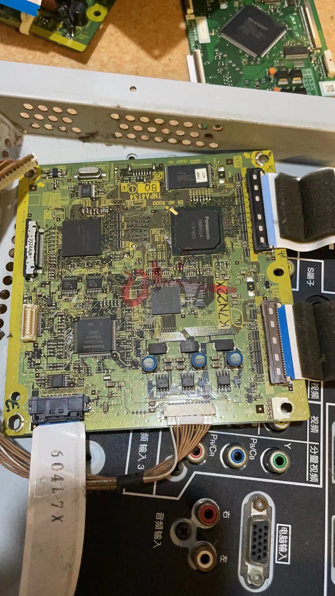 松下TH-42PV70C逻辑板TNPA4134 BQ屏MC106H23FC10实物图发货
