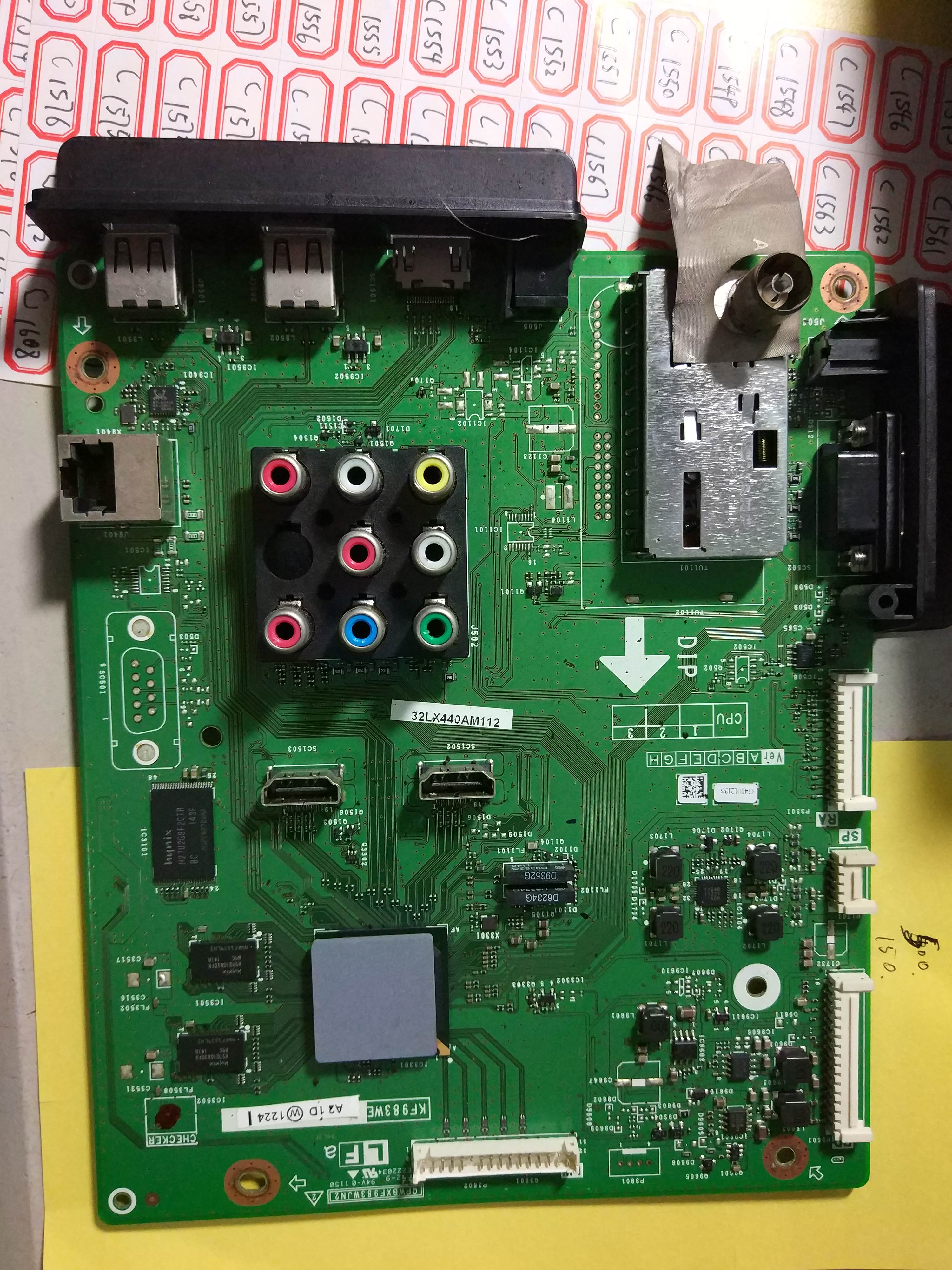 原装夏普 32LX440A B103M122主板QPWBXF983WJN2图片
