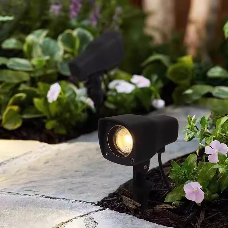 射灯户外防水照树灯24V低压庭院花园射树灯景观灯草坪插地灯