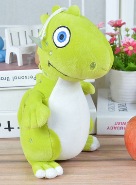 绿色恐龙毛绒公仔小龙布娃娃龙生肖宝宝玩偶可爱儿童礼物抱枕哄睡