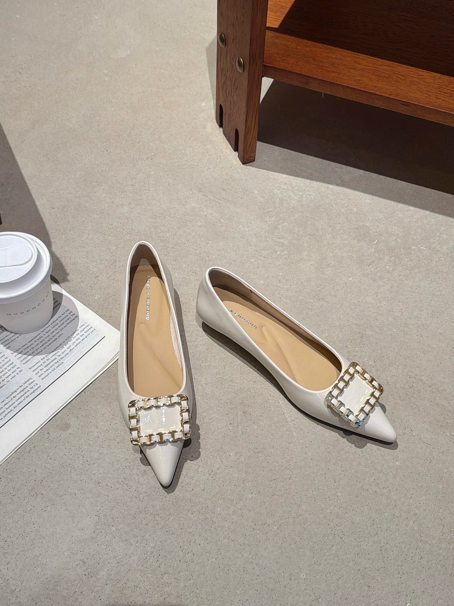 -K 2026新款法式尖头浅口水钻细跟高跟鞋春季性感气质职业工作鞋