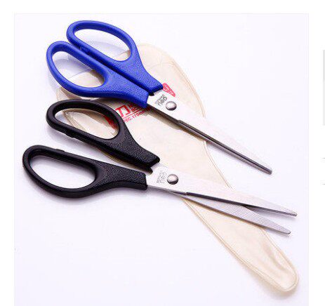 10 개 이상 주문시 무료 배송 DELI 0603 사무용 가정용 가위 봉제 및 종이 절단 범용 수제 학생 가위