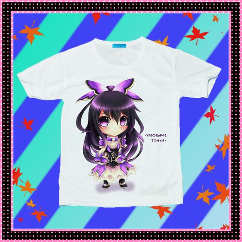 约会大作战Date·A·Live十香四糸奈琴里动漫T恤全涤多图供选9