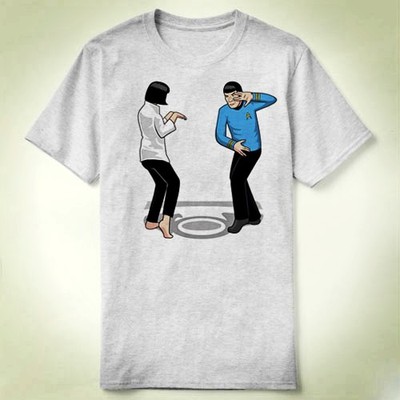 startrekSpockLive星际旅行PulpFiction低俗小说T-ShirtT恤