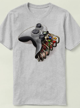 XBOX360 Controller GAME Tee Shirt圆领衣服定制T恤7