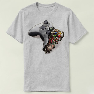 XBOX360 Controller GAME Tee Shirt圆领衣服定制T恤7