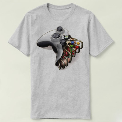 XBOX360 Controller GAME Tee Shirt圆领衣服定制T恤7