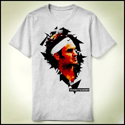RogerFederer罗杰费德勒个性上衣DIYT-ShirtT恤衣服2