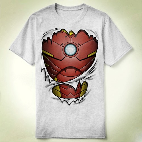 Ironman钢铁侠爆衣上衣上衣成人TeeT-ShirtT恤