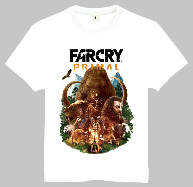 FarcryT-shirt孤岛惊魂T恤欧美潮流T恤白色短袖T恤
