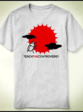 Teach the Controversy Sun Scarab 衣服定制成人Tee T-Shirt T恤
