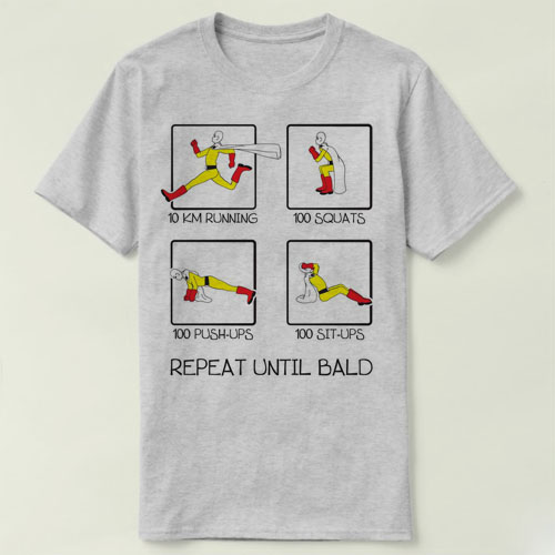 one punch man Saitama 一拳超人 衣服定制成人Tee T-Shirt T恤 9