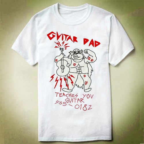 StevenUniverseGuitardad个性衣服上衣DIYT-ShirtT恤