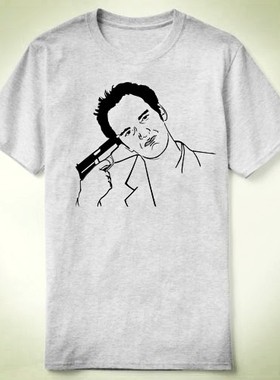 QuentinTarantino昆汀塔伦蒂诺Shirt圆领衣服PulpFictionT恤