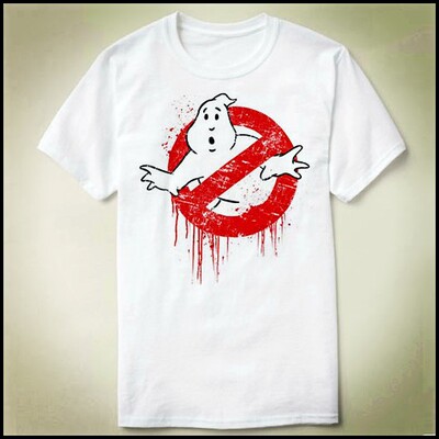 Ghostbusters捉鬼敢死队TeeShirt圆领衣服DIY班服上衣T恤