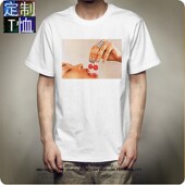 青春 女人吃樱桃短袖 男女情侣同款 2020新款 定制高街T恤 INS超火