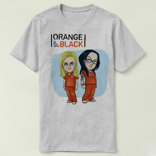 orangeisthenewblack女子监狱上衣上衣teet-shirtt恤1