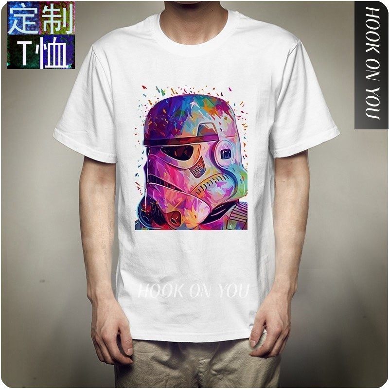 T-shirt爆款电影彩色头像T恤