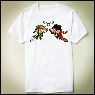 HarryPotter哈利波特TeeShirt圆领衣服上衣T恤成人Zeldalink6