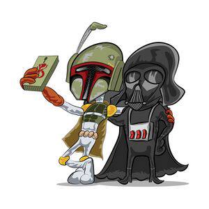 darthvaderbobafett达斯维达starwars星球大战shirt衣服t恤