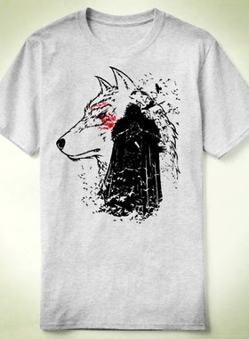 GameofThrones权力的游戏圆领衣服上衣成人TeeT-ShirtT恤a