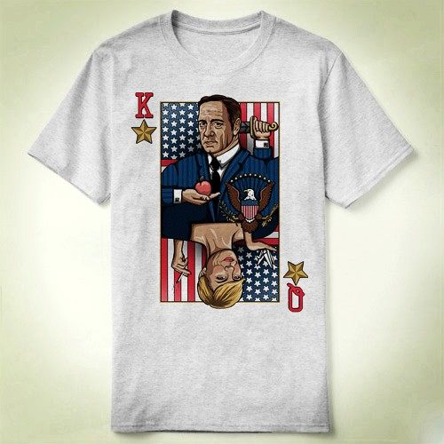 frankunderwood2016cardsofhouse纸牌屋t-shirtt恤