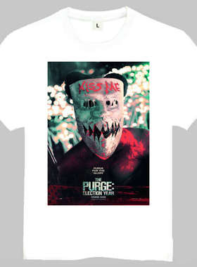 The Purge T-shirt 人类清除计划 T恤 订制T恤 潮流电影系列T恤