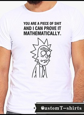 Mathematically    science文化衫短袖男女T恤T-shirt7