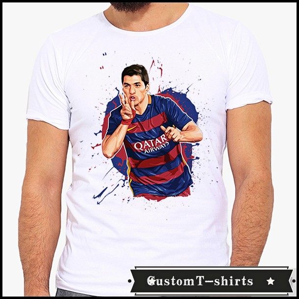 luis suarez 路易斯· 苏亚雷斯  文化衫成人  t恤t-shirt
