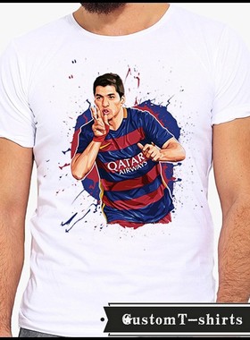 Luis Suarez 路易斯· 苏亚雷斯  文化衫成人  T恤T-shirt7