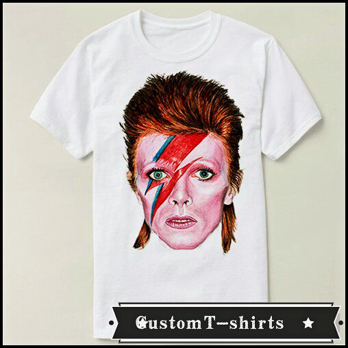 大卫鲍伊 david bowie   文化衫礼物男女成人  t恤t-shirt