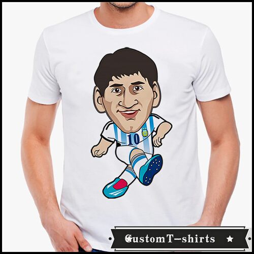 MESSI 梅西 文化衫短袖男女成人  T恤T-shirt7
