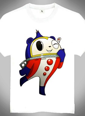 Persona 4 Golden T-shirt 女神异闻录 T恤 欧美潮流T恤 白色T恤