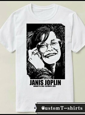 janis joplin珍妮丝·贾普林   文化衫礼物男女 T恤T-shirt