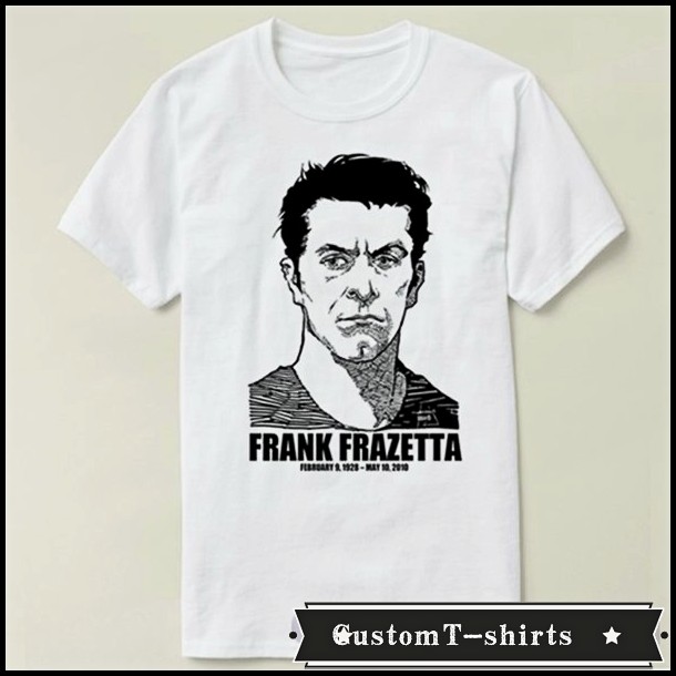 frank frazetta法兰克·法拉捷特  文化衫礼物男女 t恤t-shirt