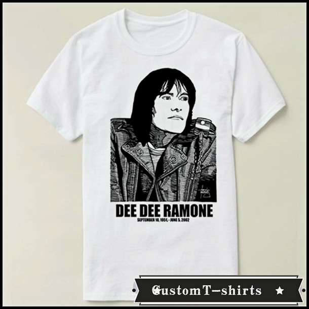 Dee Dee Ramone迪伊·迪伊·拉莫内文化衫礼物男女 T恤T-shirt