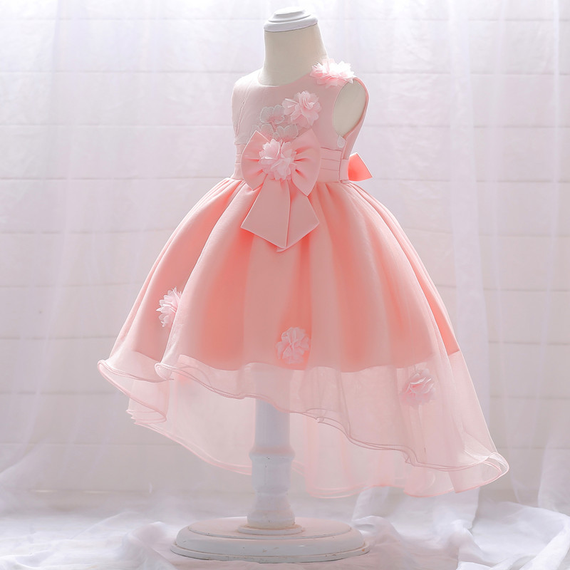 女宝宝婴幼儿夏款百天周岁礼服图片