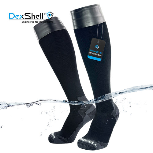 戴适DexShell防水袜溯溪寒季涉水长筒美利奴加厚缓冲底专利止水口
