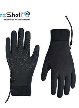 戴适 DexShell防水手套户外StretchFit薄织羊毛内里三层贴合 触屏