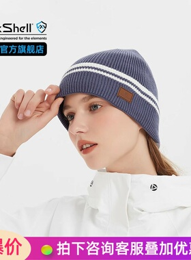 DexShell戴适男士防水防风针织帽女士户外秋冬保暖冷帽DH32404
